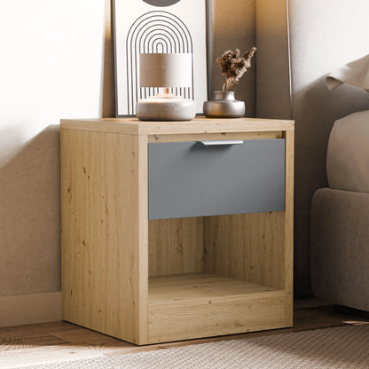 Table de chevet à 1 tiroir - Table de nuit