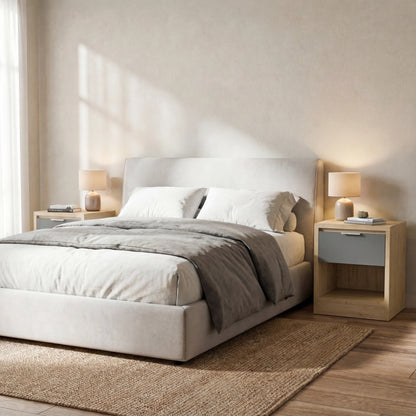 Table de chevet à 1 tiroir - Table de nuit