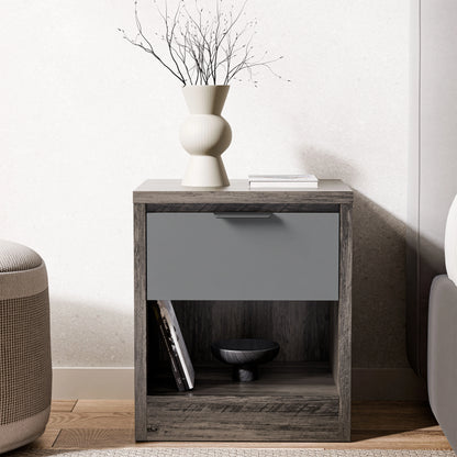 Table de chevet à 1 tiroir - Table de nuit